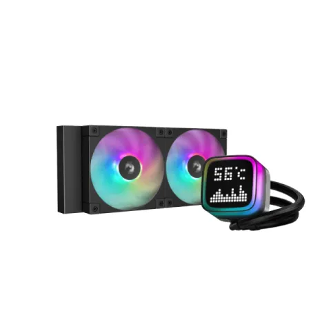 DeepCool Water Cooling LP240 - LCD Screen, A-RGB