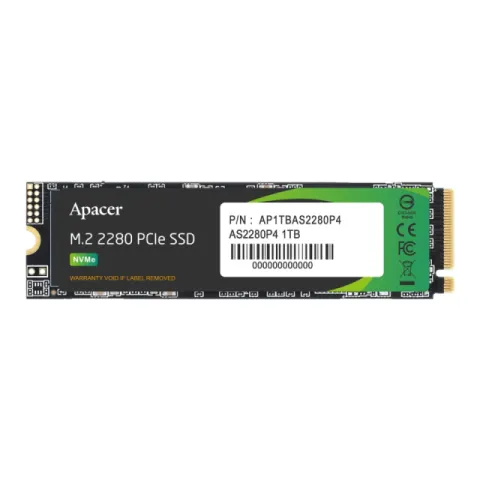 Apacer SSD M.2 PCIe AS2280P4, 1TB - AP1TBAS2280P4-1