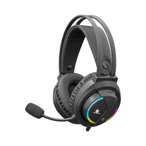 White Shark Gaming Headphones WOLF - 50mm, PS4, Black