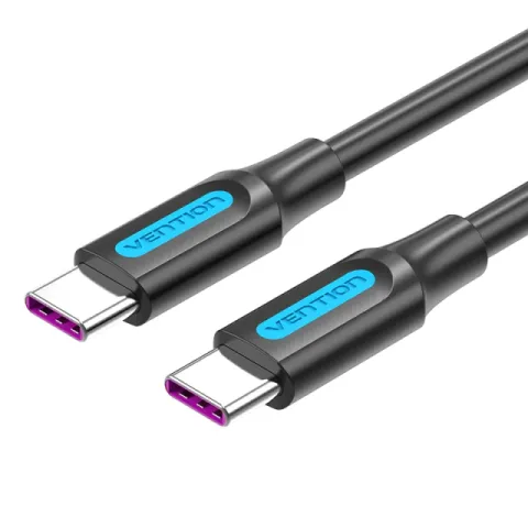 Vention USB 2.0 Type-C to Type-C - 2M Black 5A Fast Charge - COTBH
