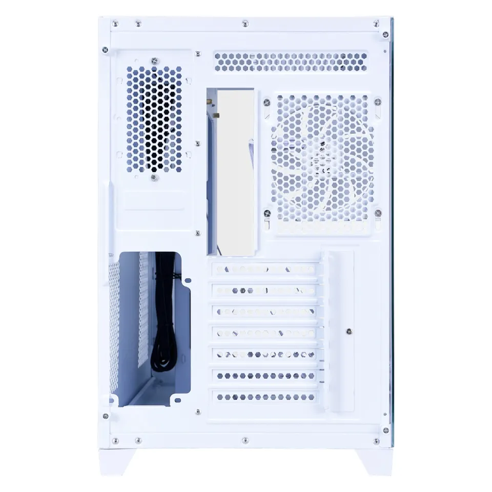 1stPlayer Case ATX - MEGAVIEW MV8 White - 7 x 120 mm A-RGB fans included, photo 6