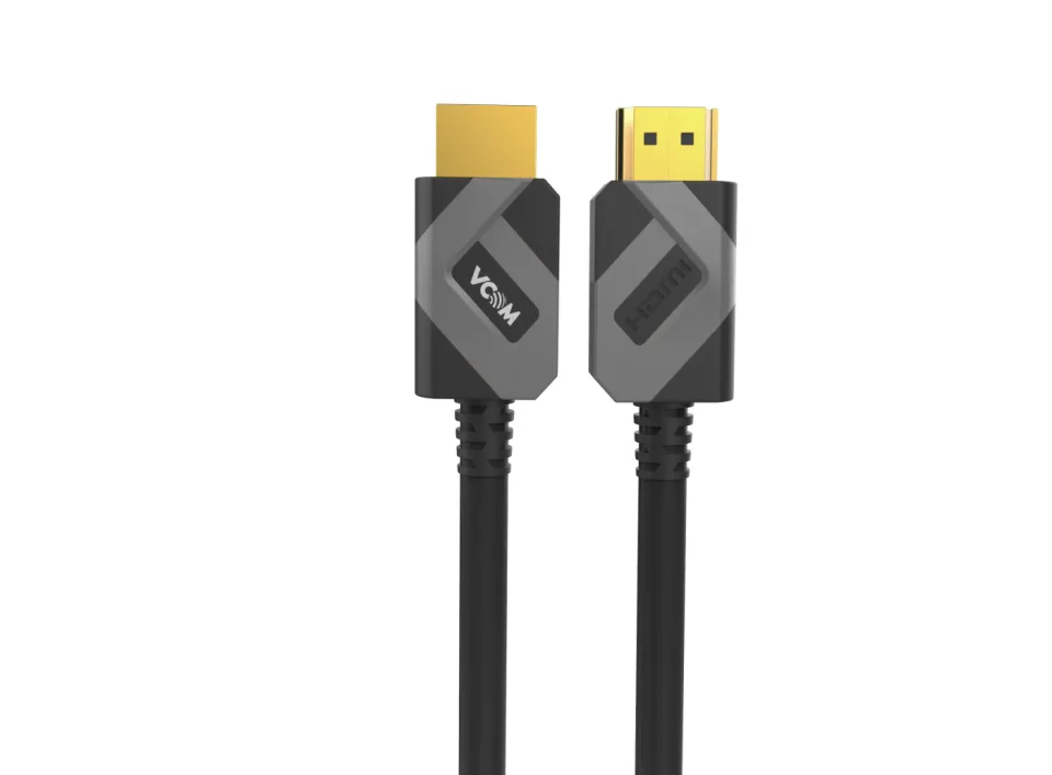 VCom HDMI v2.1 M / M 2.0m - 8K Dolby Vision HDR, Black/Grey - CG805-2.0m, photo 2
