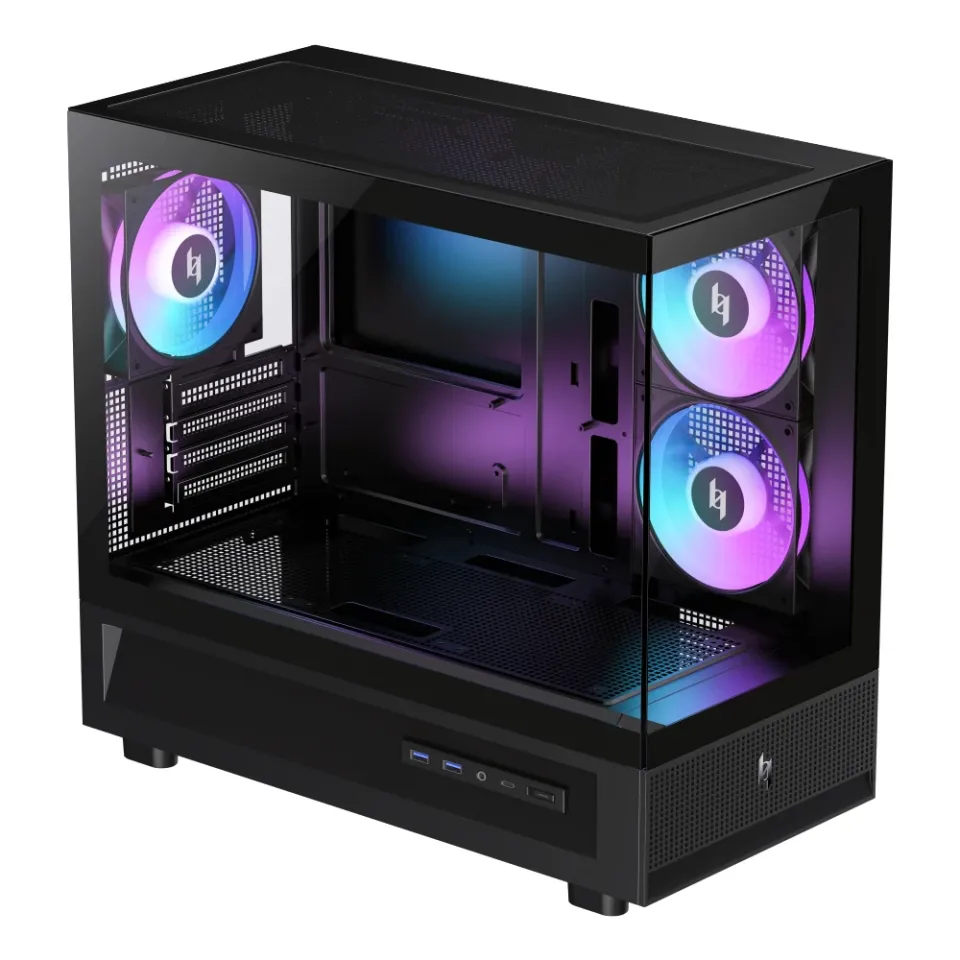 Gamemax Case mATX - NEX C31 BK, foto 2