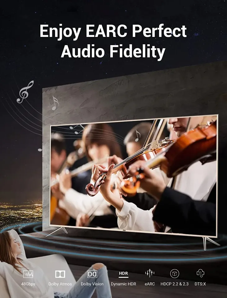 Vention HDMI v2.1 M / M 3m - 8K Dolby Vision HDR - AANBI, photo 5