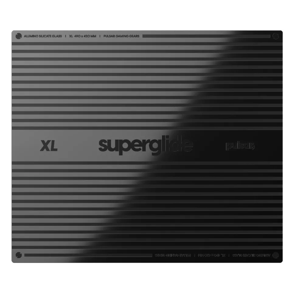 Superglide Gaming Glass Mousepad Superglide Pad v2 XL White - 490 x 420 mm, photo 2