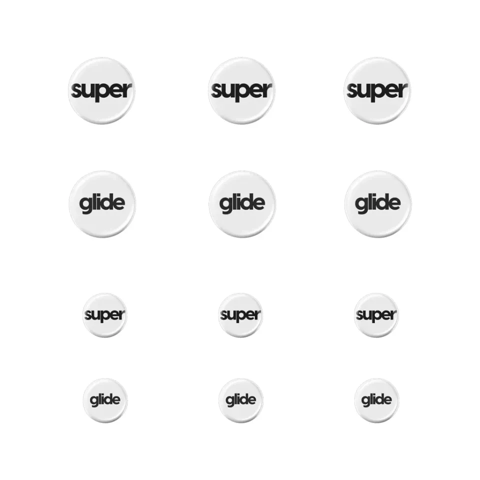 Pulsar Superglide 2 for Universal 6mm + 9mm 12pcs [White]