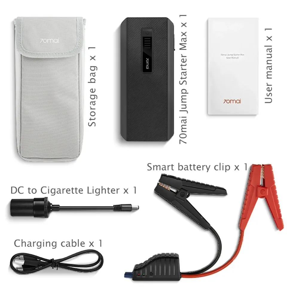 70mai Jump Starter Max 18000mAh, Power Bank, Flashlight - PS06, photo 4