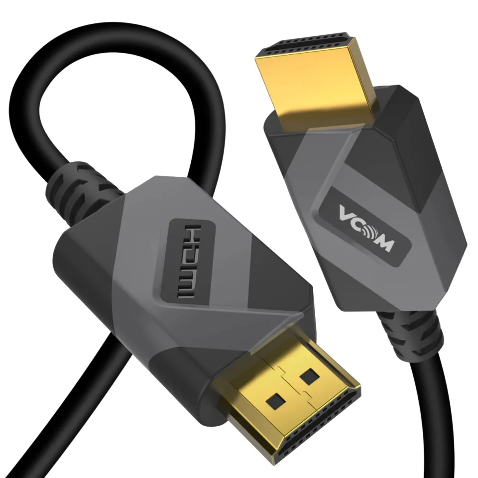VCom HDMI v2.1 M / M 2.0m - 8K Dolby Vision HDR, Black/Grey - CG805-2.0m, photo 4
