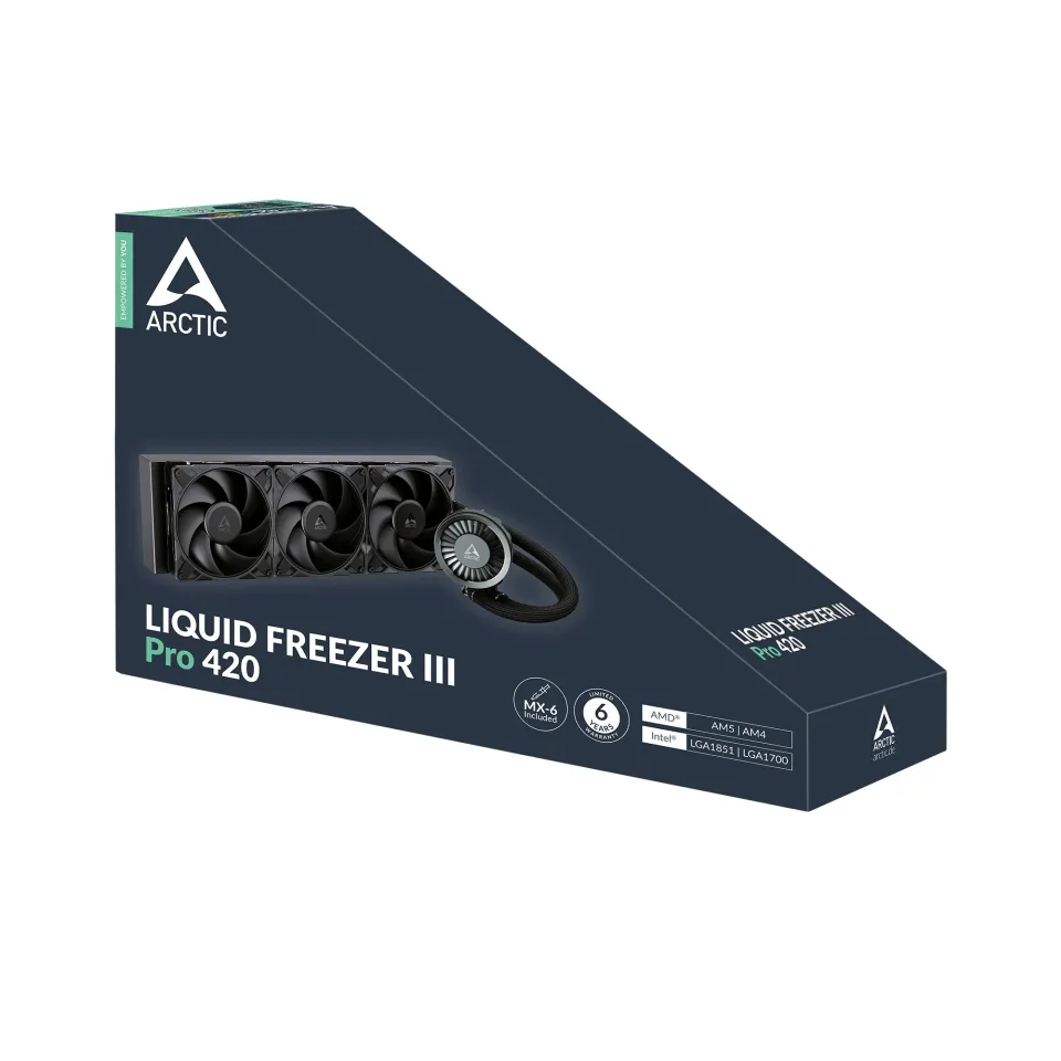 Arctic Liquid Freezer III Pro 420 Black, foto 6