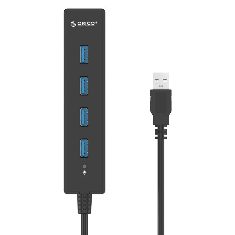 Orico USB3.0 HUB 4 port black - W8PH4-U3-BK, photo 4