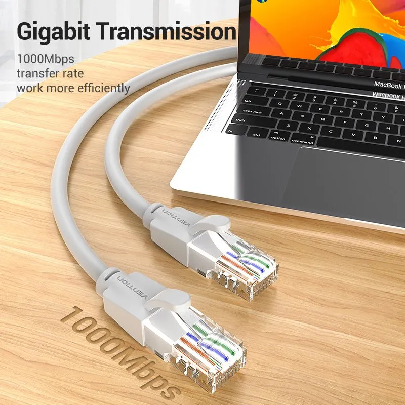 Vention LAN UTP Cat.6 Patch Cable - 2.0M Gray - IBEHH, foto 2