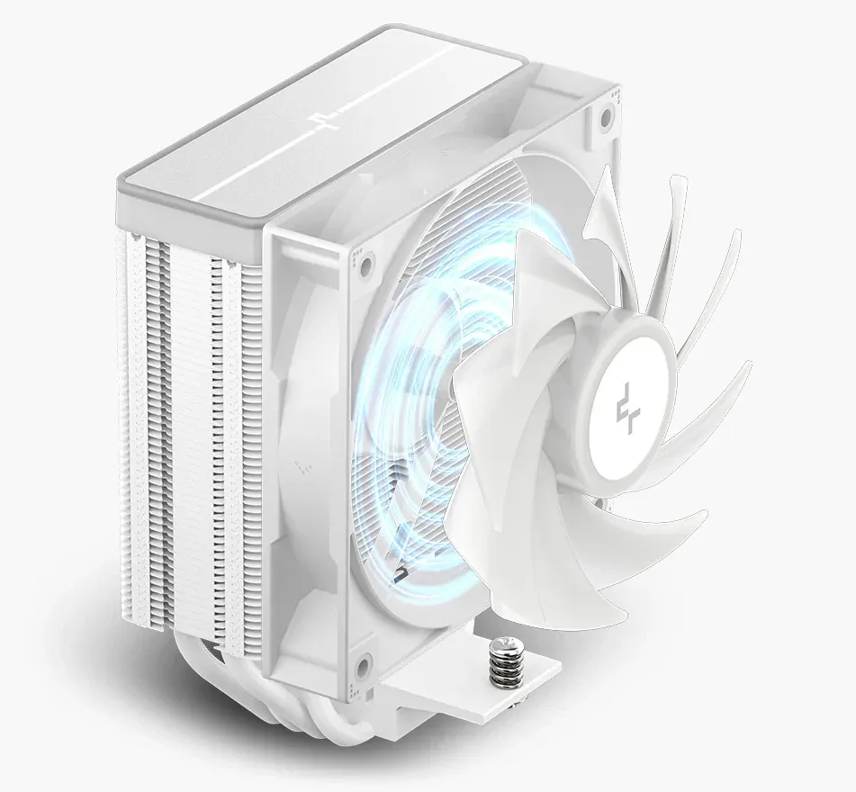 DeepCool CPU Cooler AG400 White - Addressable RGB V2 - LGA1851/AM5, photo 4