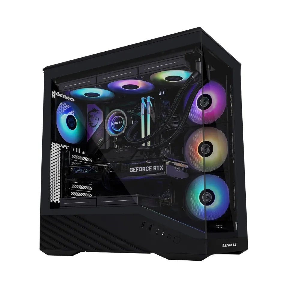 Lian Li Case E-ATX - Vector V100 - Black, foto 3