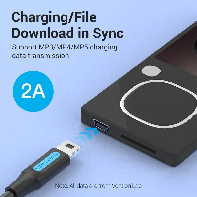 Vention USB 2.0 C M / Mini USB 5pin 0.5m - COWBD, foto 5