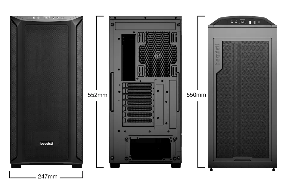 be quiet! Open box item - Case EATX - Shadow Base 800 Black, photo 2