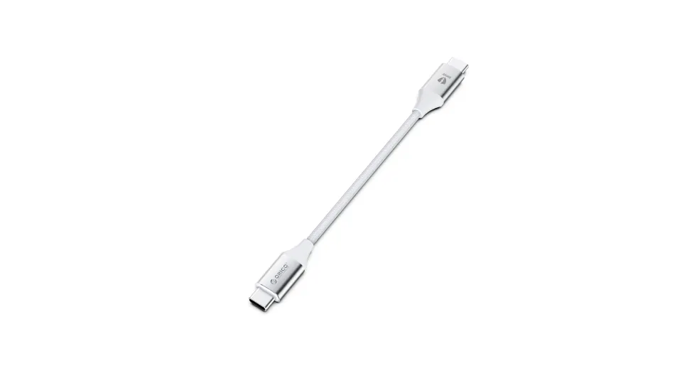 Orico Cable USB C-to-C PD 100W Charging 1.0m White - CDX-100CC-WH, photo 3