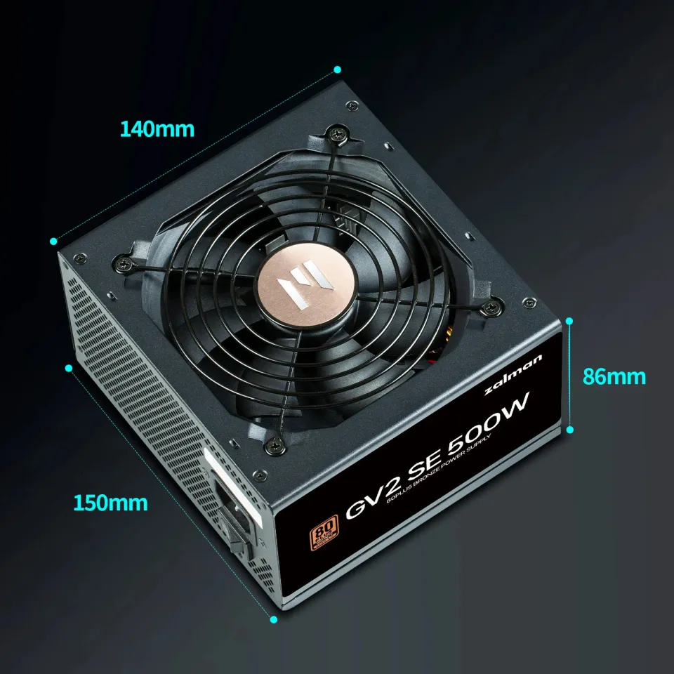 Zalman PSU 500W Bronze - ZM500-GV2 SE, photo 6