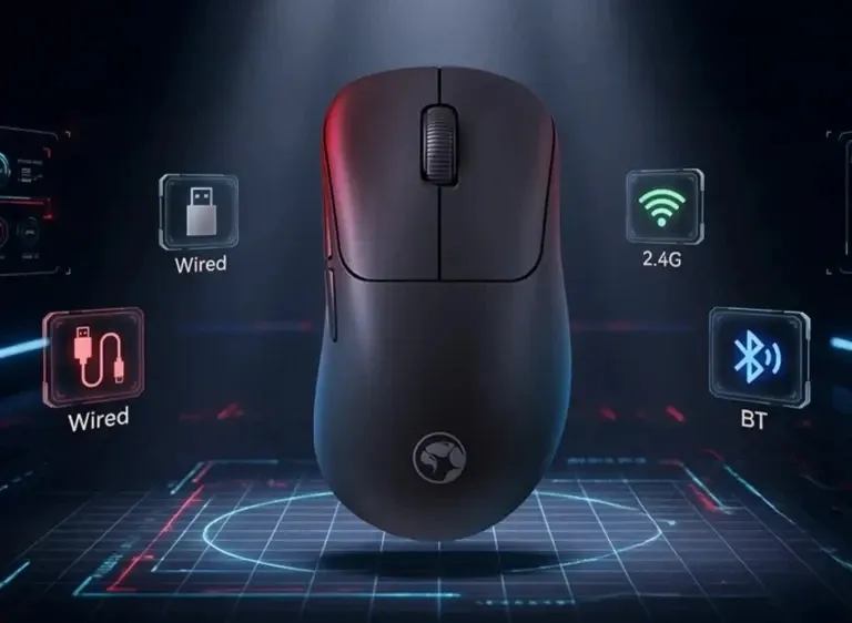 Marvo Wireless Gaming Mouse Niro B40 M529W - 10000dpi, 2.4G, Bluetooth 5.3, foto 5