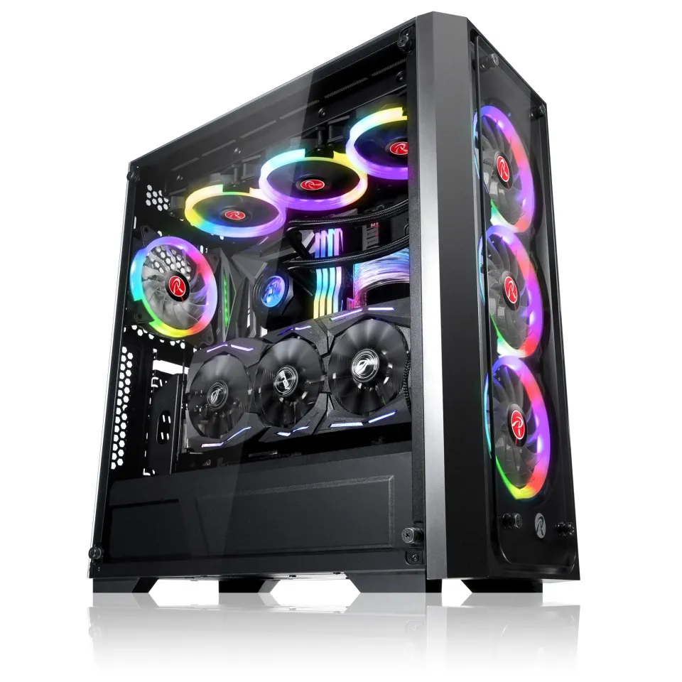 Raijintek Case EATX - PONOS TG4 - 4 x 120mm ARGB Fans, Tempered Glass, foto 2