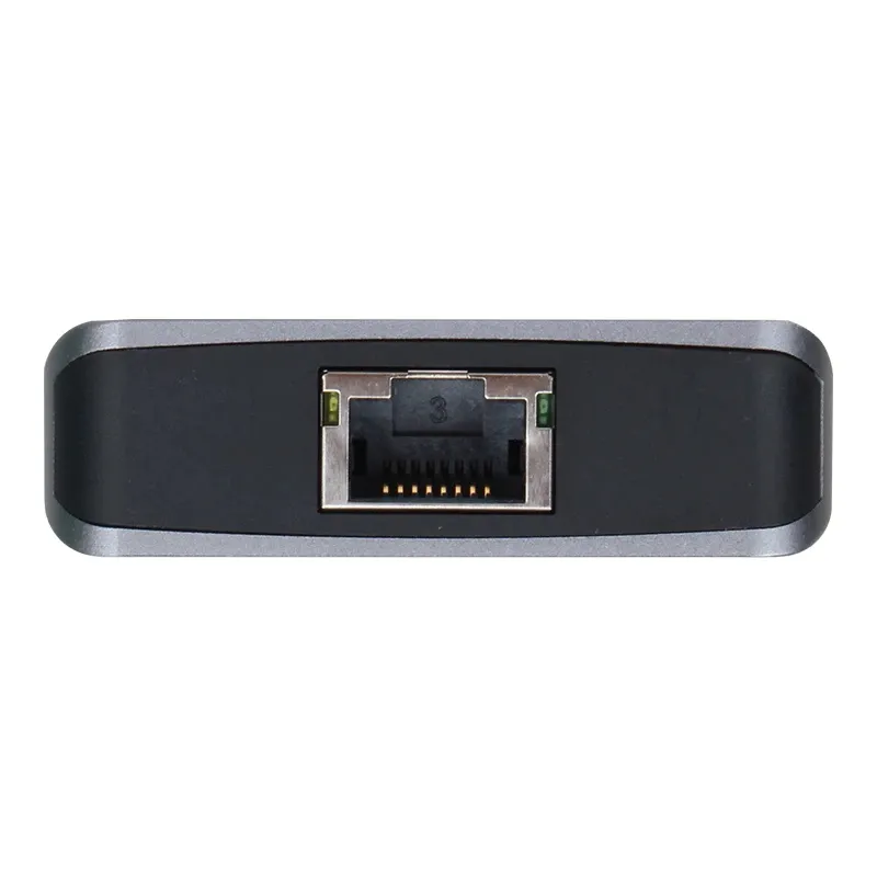 VCom Docking Station USB-C 13-in-1 - CU4706 - HDMI x 2, DP, USB3.0 x 3, USB-C, USB2.0, RJ45, SD/TF, PD100W, Audio, L-Shape USB-C, photo 4