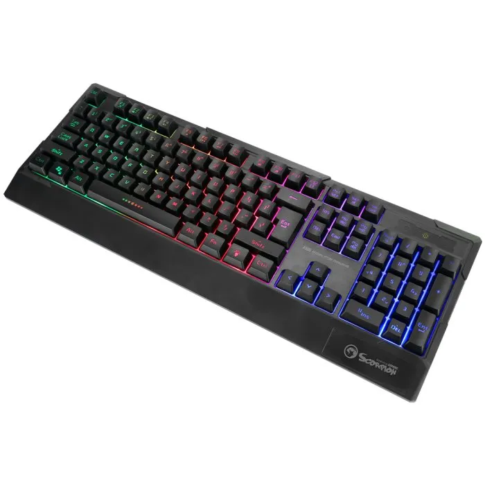 Marvo Gaming Keyboard K606 - Wrist support, 104 keys, Anti-ghosting, Backlight - MARVO-K606, foto 4