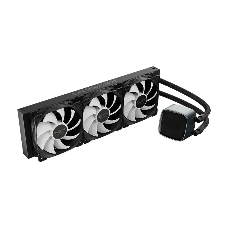 Geometric Future Water Cooling - Eskimo Pro 360 Black - Addressable RGB, LGA1851/AM5, photo 6