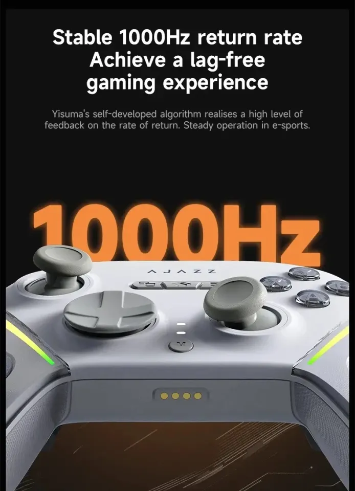 Ajazz Gamepad Set GP100 - Wireless, Bluetooth, 1000Hz - White, photo 3