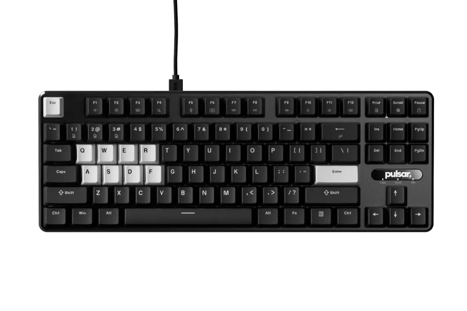 Pulsar Professional Gaming Mechanical Keyboard PCMK 2 HE TKL ANSI Black - 8K, Gateron Magnetic Switches [Linear], RGB, photo 2