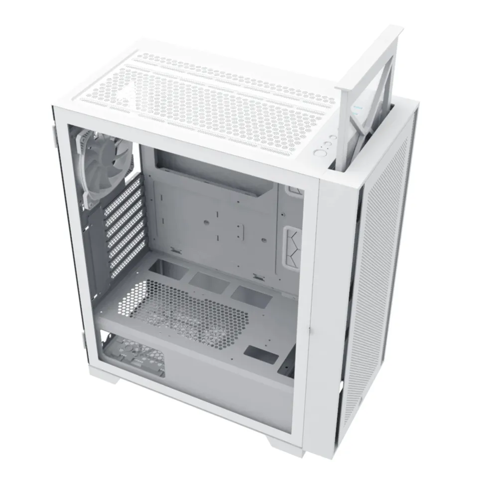 Montech AIR 1000 LITE, Mid-tower Case, TG, 3x120mm Fans, White, foto 6