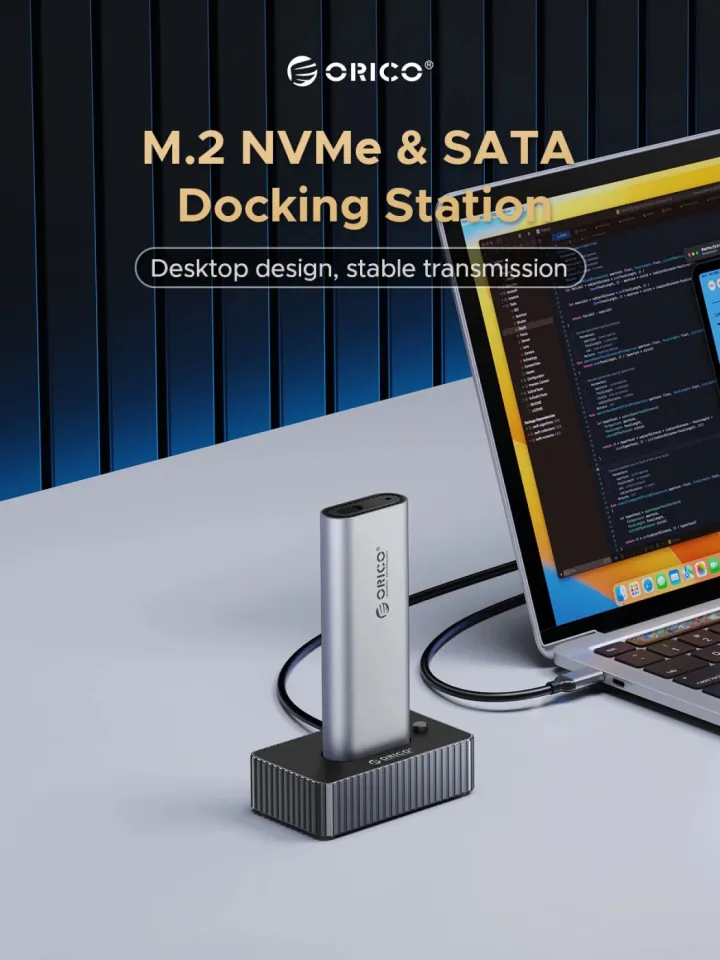 Orico Storage - Case/Docking Station - M.2 NVMe/NGFF - IT18C3-GY, foto 3