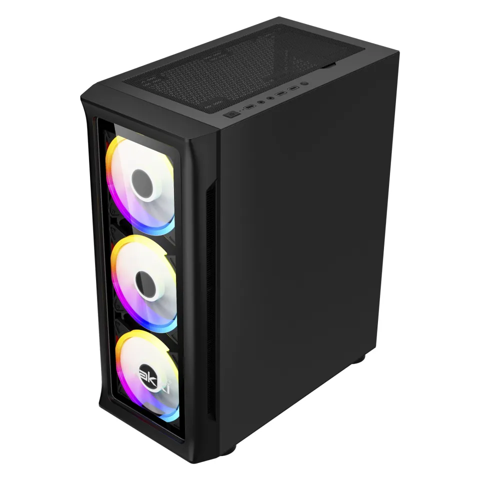 Makki Case E-ATX M09 aRGB Black - Remote/4 Fans, photo 4
