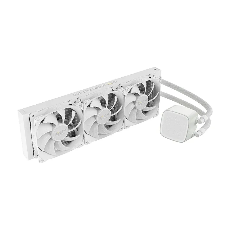 Geometric Future Water Cooling - Eskimo Pro 360 White - Addressable RGB, LGA1851/AM5, photo 6