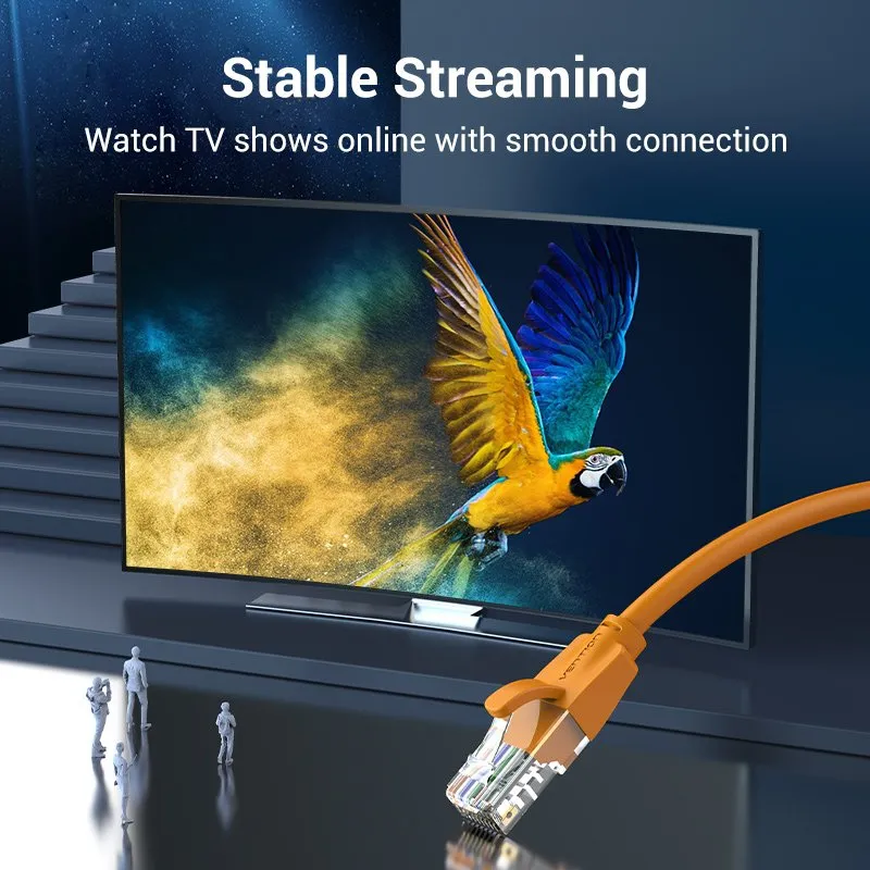 Vention LAN UTP Cat.6 Patch Cable - 2M Orange - IBEOH, photo 5