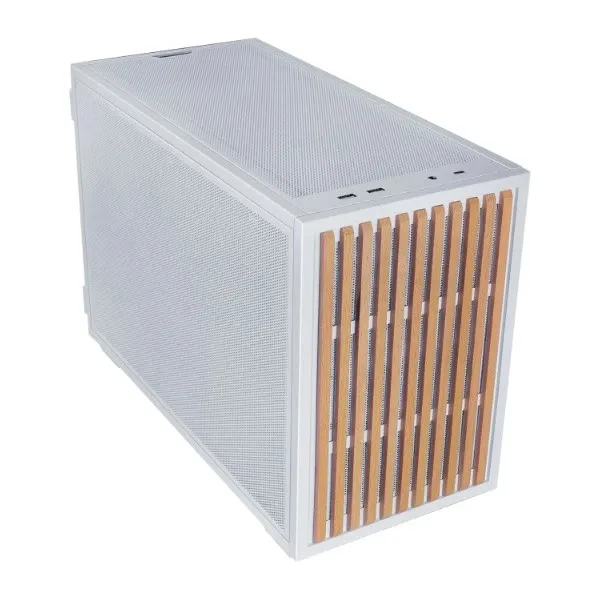 Lian Li Case mATX - DAN Cases B4 Wood Edition - White, foto 2