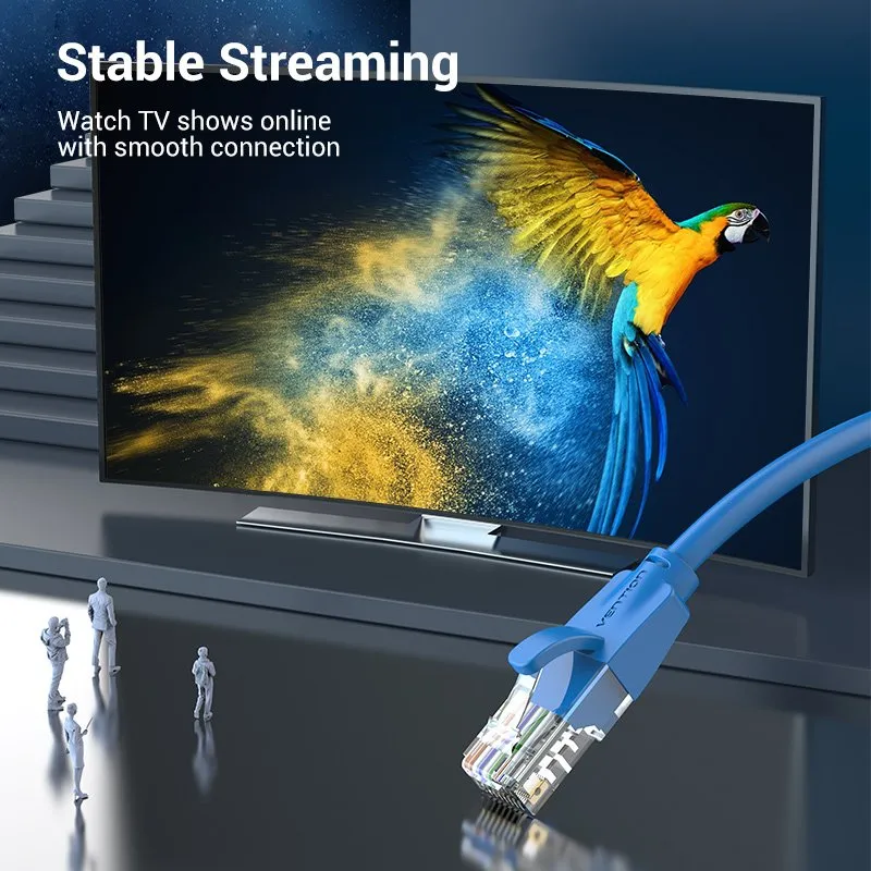 Vention LAN UTP Cat.6 Patch Cable - 1M Blue - IBELF, foto 6