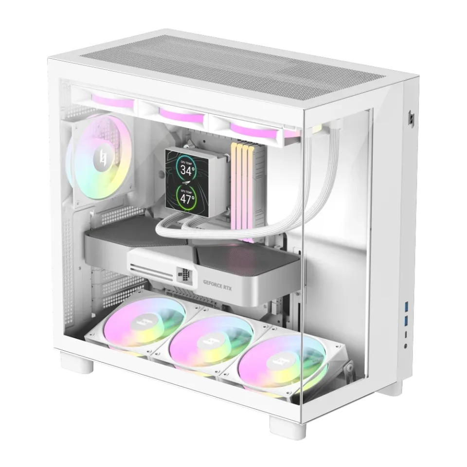 Gamemax Case ATX - NEX C53 WH, photo 3