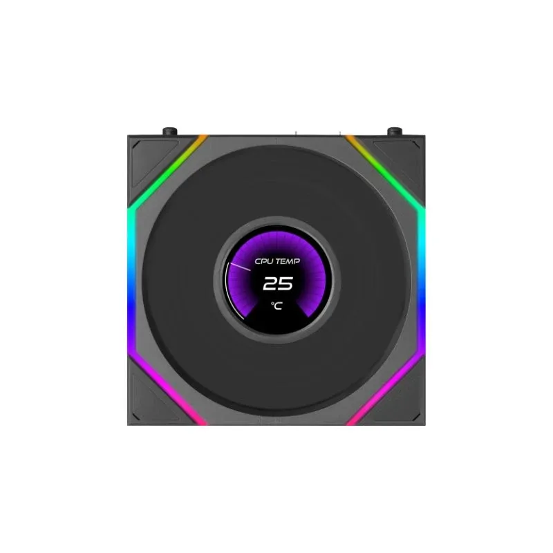 Lian Li Fan 120mm - UNI FAN TL LCD FLEX - Black, Reverse