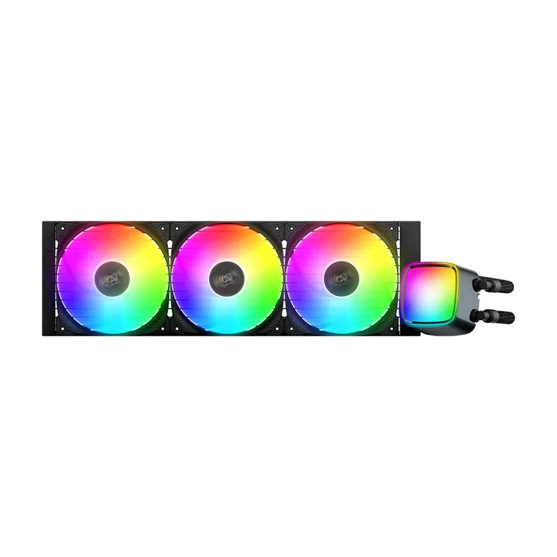 Geometric Future Water Cooling - Eskimo Pro 360 Black - Addressable RGB, LGA1851/AM5, photo 3