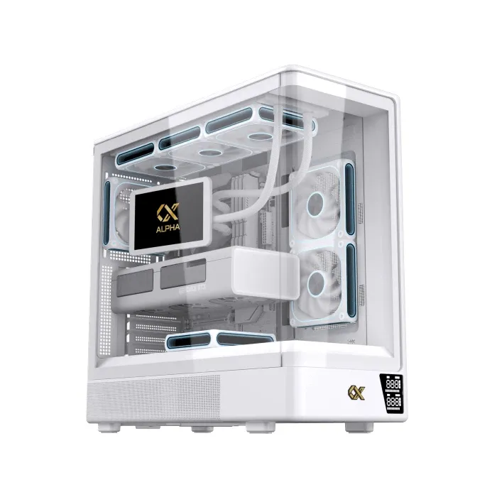 Xigmatek Case EATX - Moon DGT Arctic, photo 3