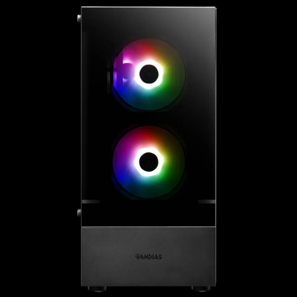 Gamdias Case ATX - TALOS E3 - aRGB, Tempered Glass, foto 2