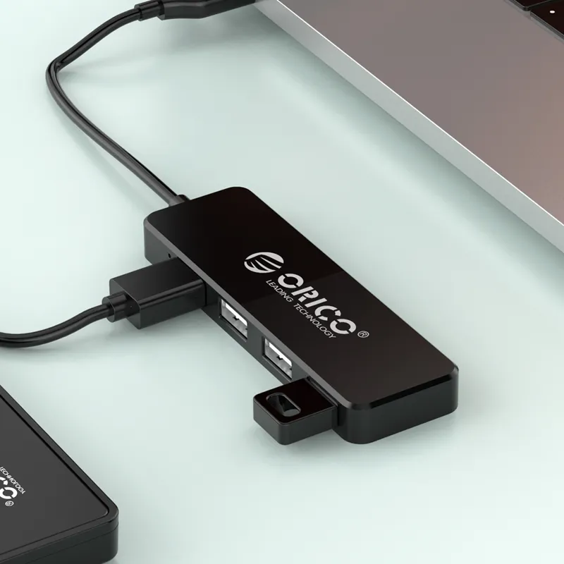Orico USB2.0 HUB 4 port Black - FL01-BK, foto 4