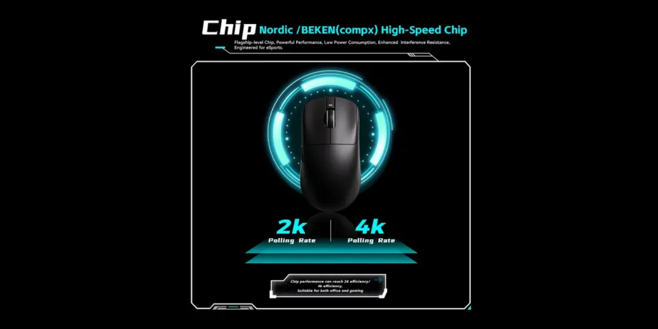 VXE Wireless Gaming Mouse Dragonfly R1 1K - Huano Ice Berry Pink Dot Switches, White, foto 5