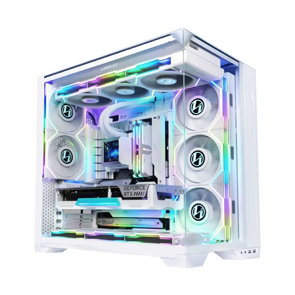 Lian Li Case E-ATX - O11 Vision Compact - White, photo 5