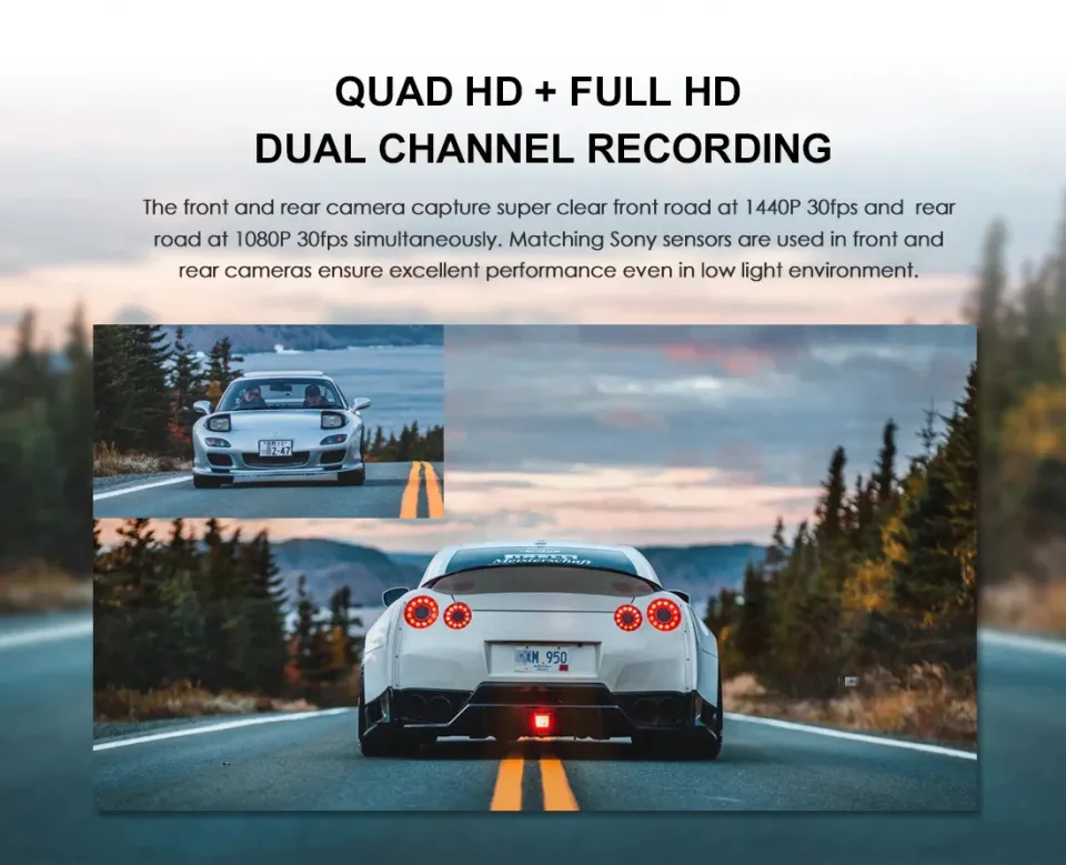 VIOFO Dash Cam A129 Plus DUO - GPS, Rear Cam included, foto 5
