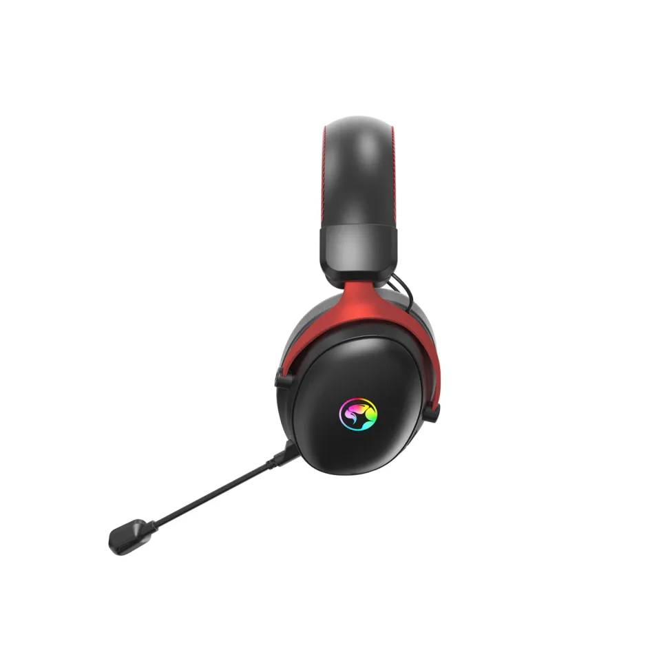 Marvo Gaming Headphones Tactic X Pro - Bluetooth, 2.4G, 7.1, RGB - MARVO-HG9076W, foto 4