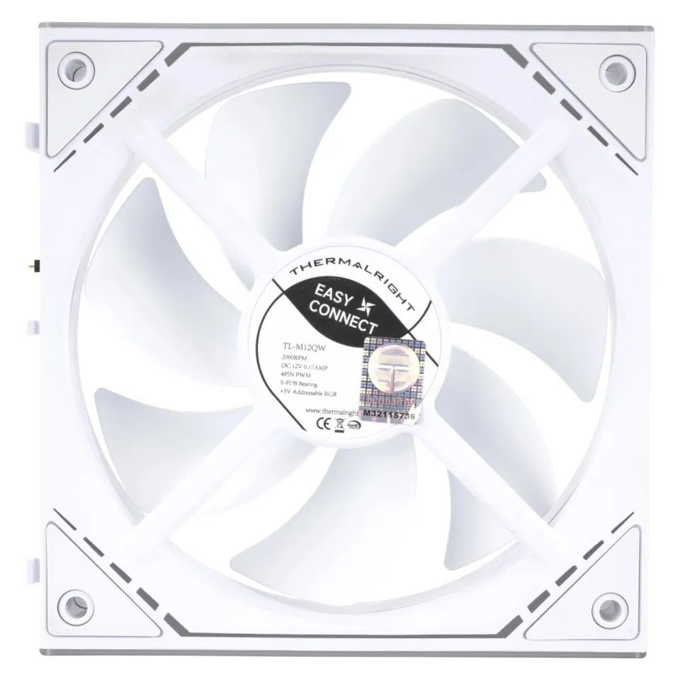 Thermalright Fan Pack 3-in-1 3x120mm - TL-M12QW x 3 - White, Infinity Mirror, Daisy-Chain, A-RGB, photo 4