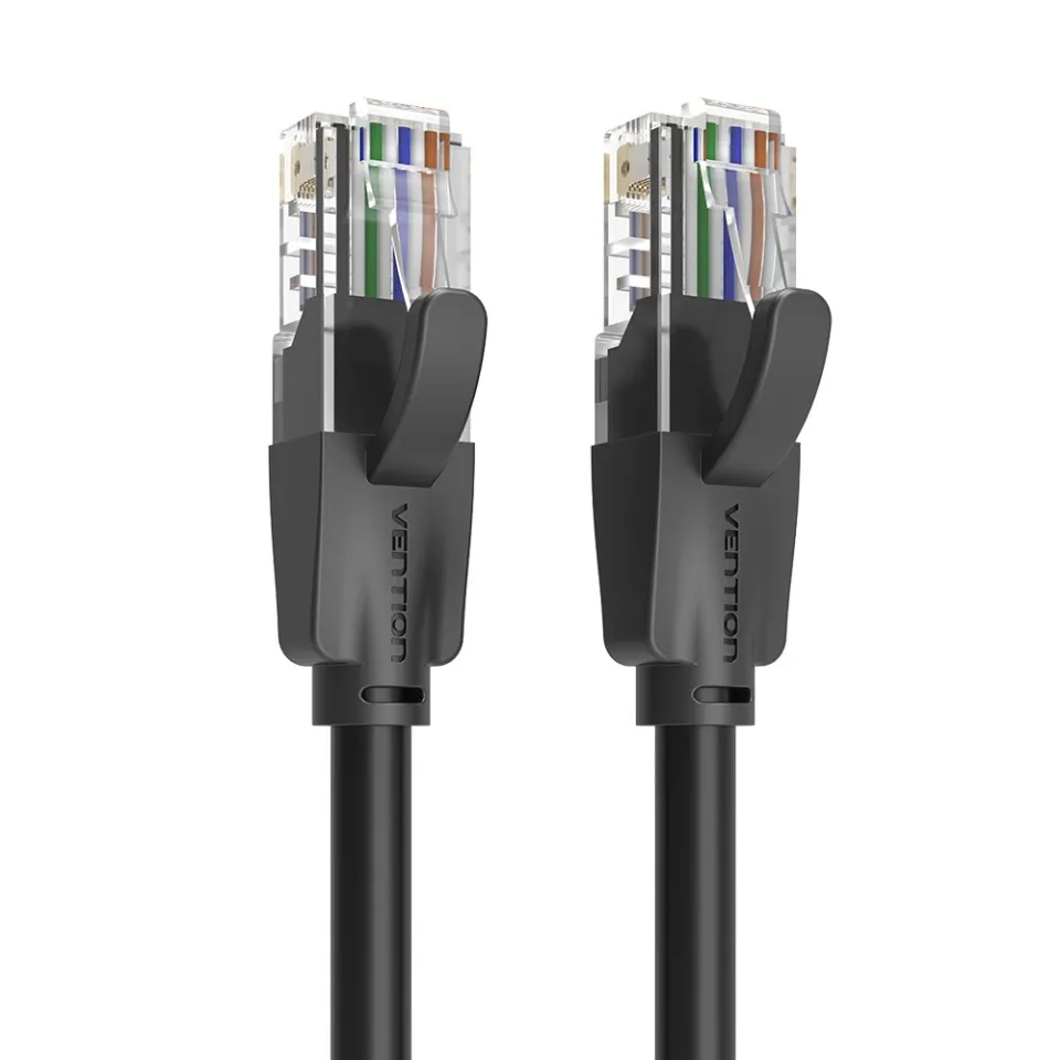 Vention LAN UTP Cat.6 Patch Cable - 1.5M Black - IBEBG, photo 2