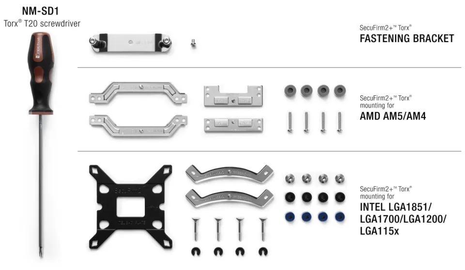 Noctua Mounting KIT - NM-M1-MP78, foto 2