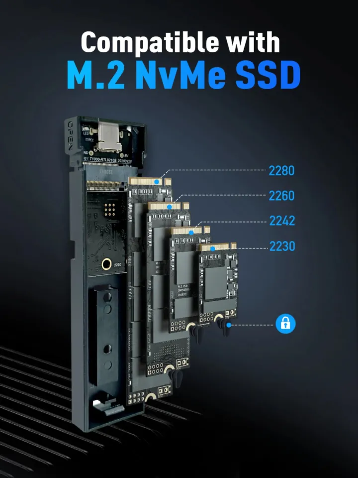 VCom Storage Case - M.2 NVMe M/B key - 10Gbps USB3.1 Type-C/A - CU850N, photo 5