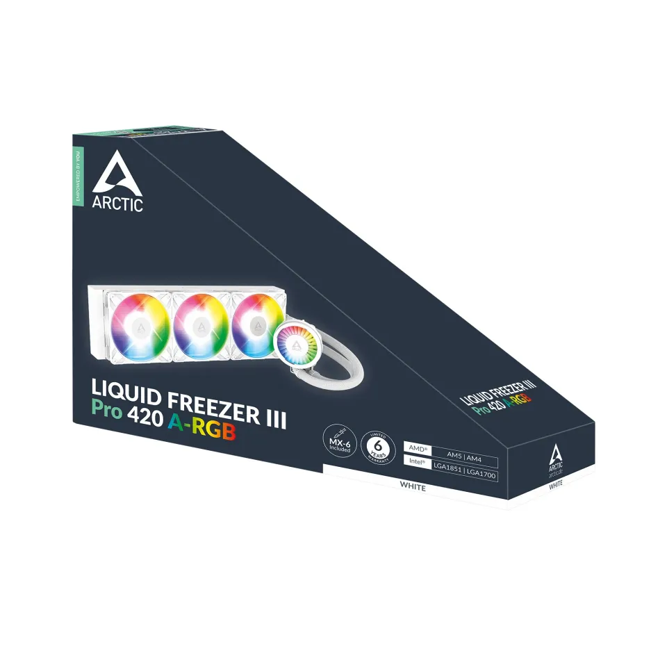 Arctic Liquid Freezer III Pro 420 A-RGB White, photo 6